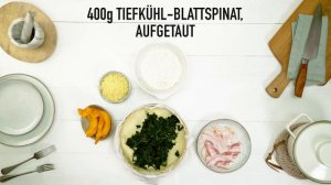 Kürbis Spinat Tarte