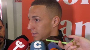 Rodrigo Moreno en la Donación de Sangre organizada por el Valencia CF