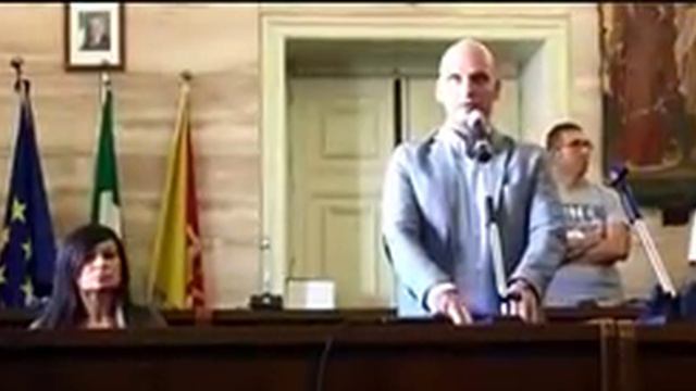 Conferenza stampa del sindaco di Licata Angelo Cambiano
