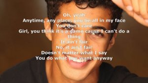 jordan fisher - mess (lyrics)