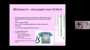 Lunchseminarium: Ärftlig bröstcancerpanel vid omhändertagandet av patienter med bröstcancer