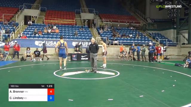 2018 USMC-USAW Cadet & Junior FS Nationals/Junior 160 Consi Of 16 #2 - Austin Brenner (MN) Vs. Cad