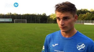 Tim Schwaiger - 1.CfR Pforzheim - zum Spiel vs. SV Spielberg, im FuPa.tv-Interview am 20.8.2016