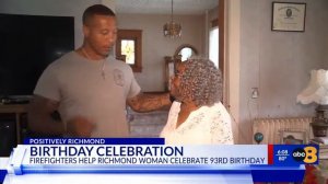 Richmond firefighters surprise grandmother for her 93rd birthday