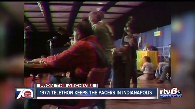 1977: Telethon keeps the Pacers in Indianapolis