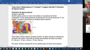 clase 2020-04-21 6° Guía No. 1 Geometría  (Perímetros de figuras geométricas) parte 1 de 2