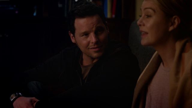 Grey's Anatomy - 12x16 - Meredith (Ellen Pomeo) Talks About Derek's Blanket смотреть онлайн
