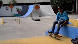 Entrevista a el Skater Ricardo Almeida,en las Pruebas del Skatepark Trainer Center Three