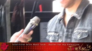 Final Interview : Bullet's Matt Tuck : AMPS & INSPIRATION !!!