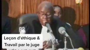 le juge keba mbaye ,l'ex maitre d'ethique senegalais ✍✍(1)