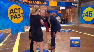 Anthony Anderson and Kristen Bell play running charades live on 'GMA'