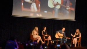 Colin O'Donoghue singing at Fairy Tales III