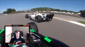 Going through my final stint and overtakes from Barber INDYCAR race (Onboard)