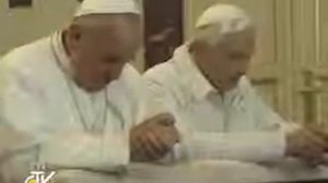 Pope Francis embraces Benedict XVI_ _We are brothers_ ( 240 X 320 ).mp4