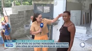 Balança Povão: Moradores registram série de acidentes em rua da Grande São Paulo