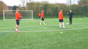 Finishing session with Leyton Orient FC attacking player.