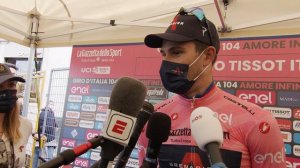 Filippo Ganna - Intervista all'arrivo/Interview at the finish - Giro d'Italia Tappa/Stage 1