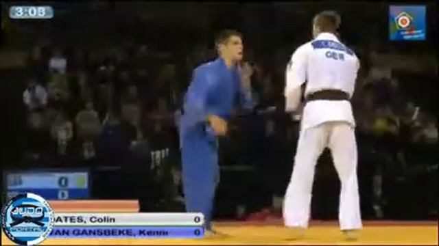 European Judo Open Men Glasgow 2013 Semifinal -66kg OATES Colin (GBR) - VAN GANSBEKE (BEL) смотреть онлайн