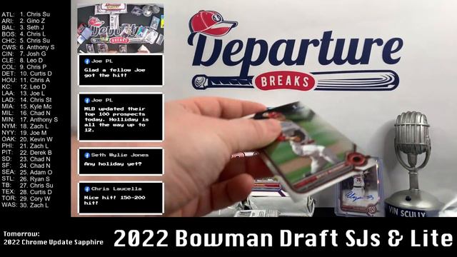 2022 Bowman Draft: 2x Super Jumbo Packs & Lite Box -- Random Teams
