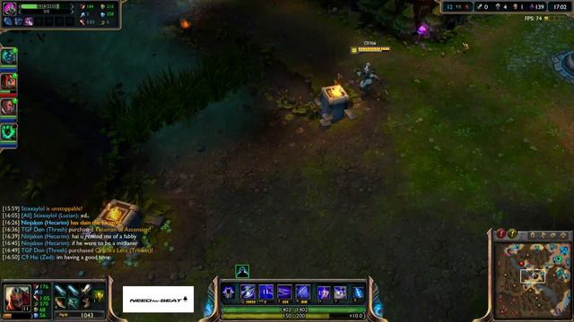 C9 Hai Zed vs Gragas [Challenger Ranked Solo Queue Mid] смотреть онлайн