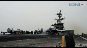 Dozens of F-18 jets took off from the USS Carl Vinson suddenly