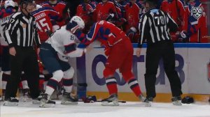 KHL Fight: Slepyshev VS Urakov