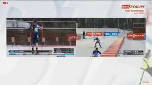 Sprint hommes Kontiolahti - BIATHLON 2022