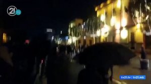 Edhe sot protesta në Tiranë: Të largohet Ardi Veliu! Gjykata vendos “arrest me burg” për policin