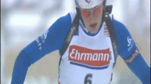 Biathlon _ Sandrine Bailly im Sprint in Oberhof