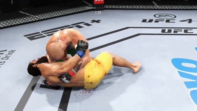 Conor McGregor vs Johny Hendricks Full Fight - UFC 4 Simulation