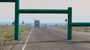 Автомобили против гигантской водной ямы в BeamNG Drive!