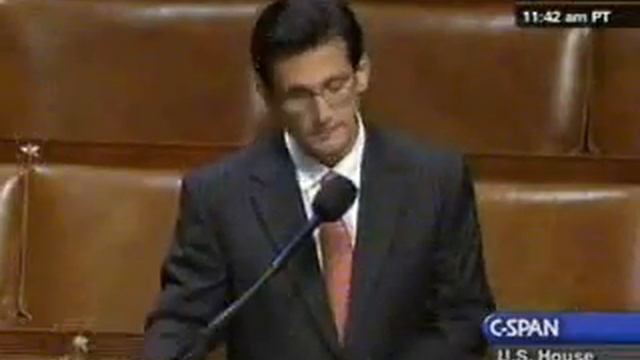 Republican Whip Eric Cantor & Democrat Leader Steny Hoyer Engage In Weekly Colloquy