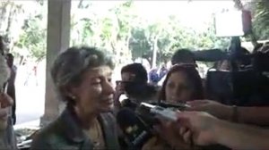 Llegada al ISA de Irina Bokova, Directora General de la Unesco