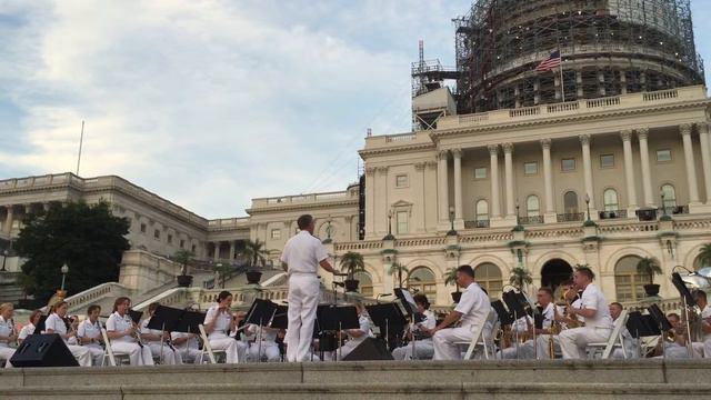 8/3/15 "Eagle Squadron March," Kenneth Alford, US Navy Band смотреть онлайн