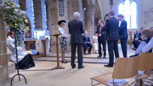 Handbell performance at the wedding of Katie Town & Rob Childs in Northallerton, 22 May 2022