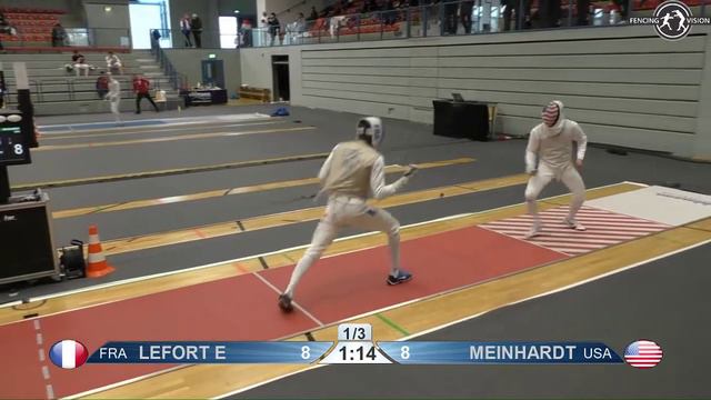 2018 138 T32 06 M F Individual Bonn GER WC RED MEINHARDT USA vs LEFORT FRA смотреть онлайн