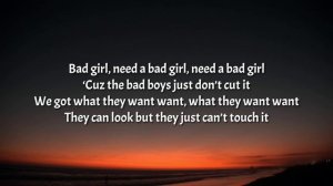 Daya - Bad Girl (Lyrics)