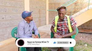 John Kamau uria wina ukuru wa miaka 70 riu niwe uroraga mutumia wake uria warwarire ni kumaka