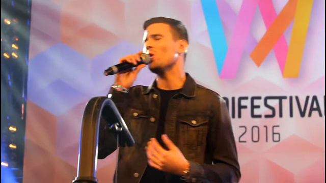 ESCKAZ in Stockholm: Robin Bengtsson - Constellation Prize (at Melodifestivalen afterparty)