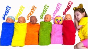 Диана укладывает кукол спать | Are you Sleeping Brother John|Детские песни от Диа Диа Шоу