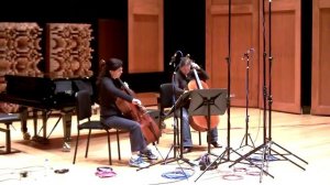 Franchomme Caprice No. 9, Live take from recording Session, Louise Dubin and Julie Bruskin