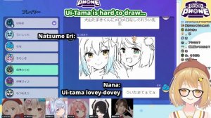 Vtuber Mama's Draw Ui-Tama (feat Ui, Nana, Norio, Ito Life, Natsume Eri, Momoshiki) [Eng Subs]