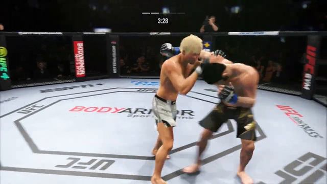 Takanori Gomi vs Islam Makhachev Full Fight - Super 16's 4 All Time Lightweight Third Place | UFC 4 смотреть онлайн