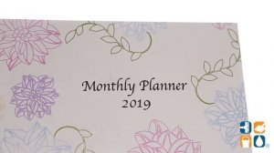 House Of Doolittle Whimsical Floral Monthly Planners, 8 5 x 11, 2019