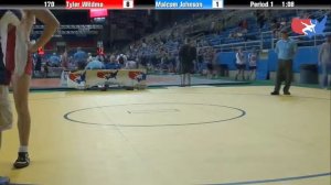 Fargo 2012 170 Round 2: Tyler Wildmo (Michigan) vs. Malcom Johnson (Maryland)