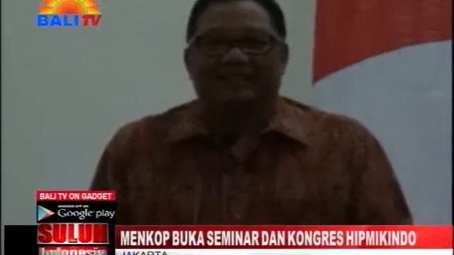 MENKOP MEMBUKA SEMINAR NASIONAL DAN KONGRES HIPMIKINDO смотреть онлайн