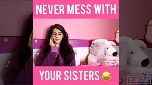 Prank tit for tat Never mess with your sis must watch biggest troll lol hahaha