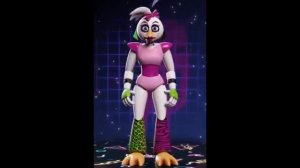 глем рок аниматроники Фредди чика Бонни Рокси Фокси и Монти