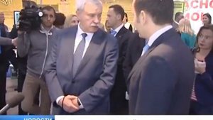 Эфир телеканала 100 - участие компании Роскедр в Форуме Малого и Среднего Бизнеса Санкт-Петербурга