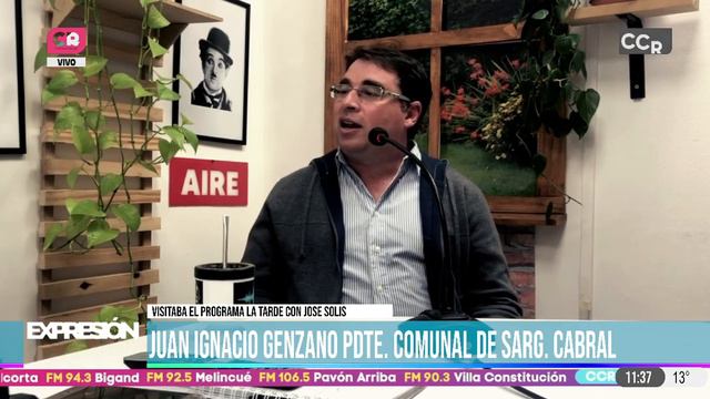 JUAN IGNACIO GENZANO PRESIDENTE COMUNAL DE SARGENTO CABRAL EN LA TARDE CON JOSE SOLIS  2° Parte смотреть онлайн